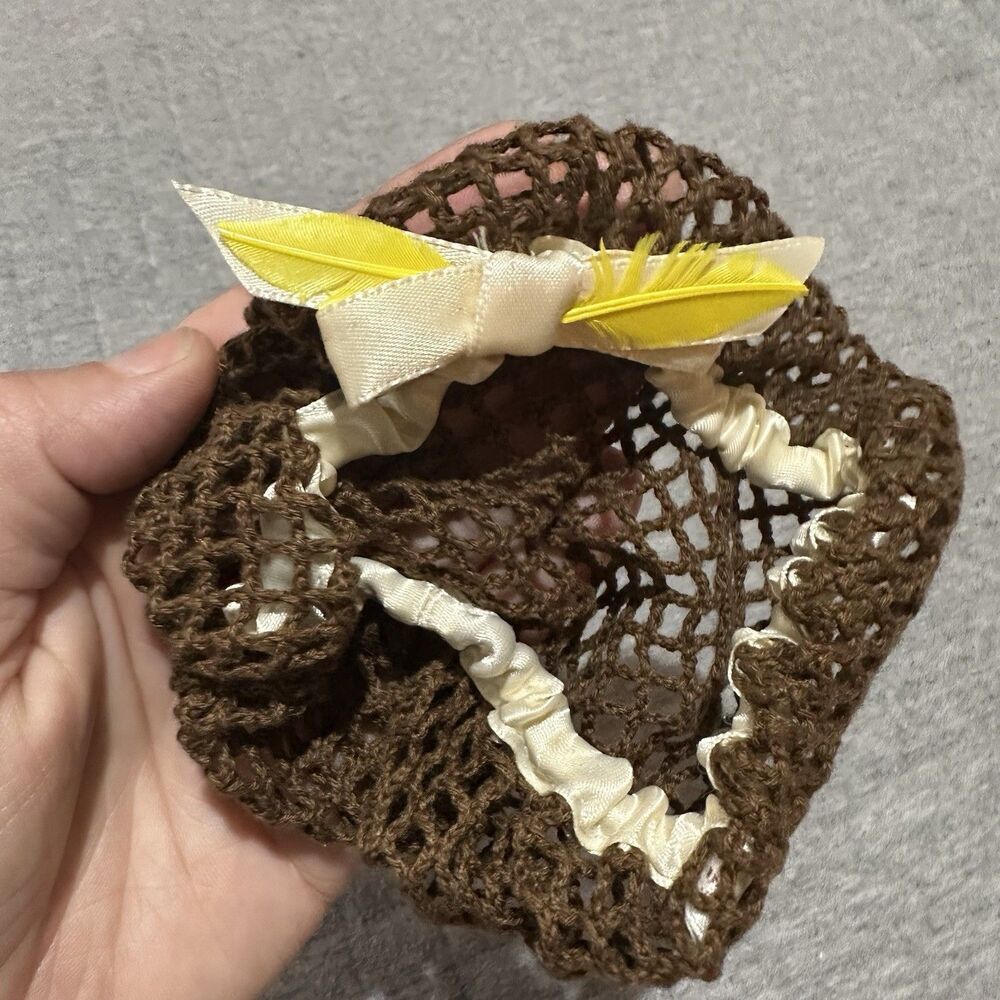 Pleasant Company American Girl Addy Birthday Pinafore Snood Socks Hanger 1994 - Picture 2 of 8